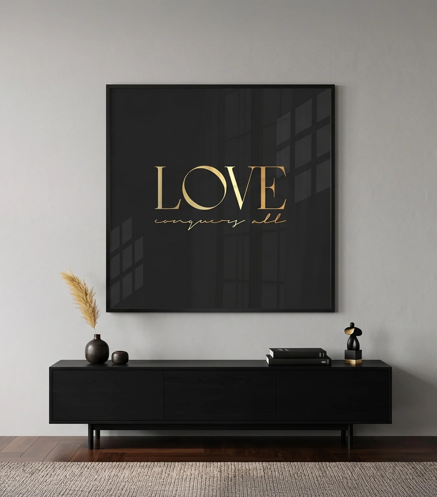 UAE typography artwork featuring Arabic calligraphy and modern fonts, stylish wall art for home and office