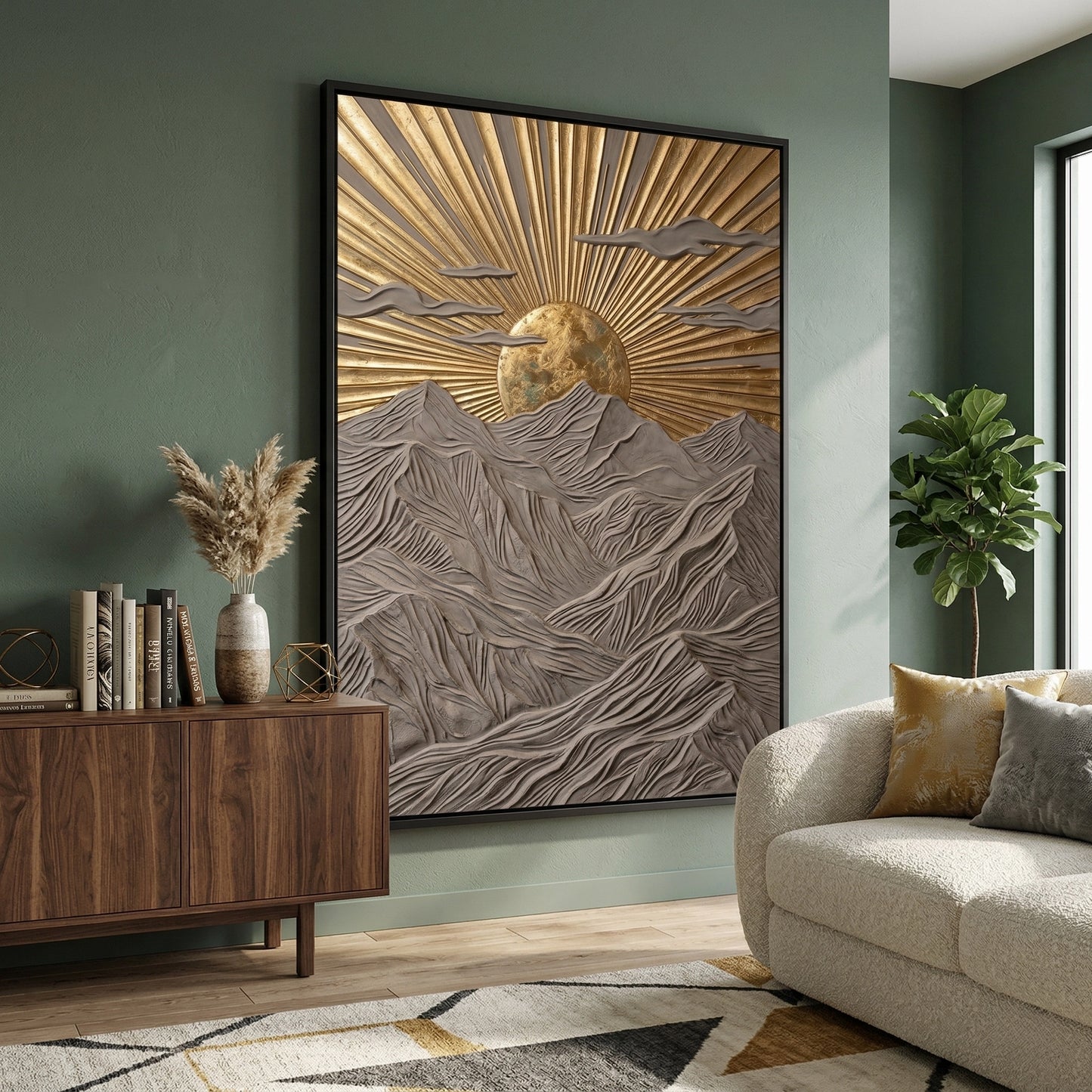 23D Textured Mountain #MNT-3D-01