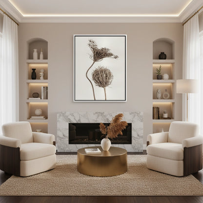 Abstract Beige Nature Still Life - Canvas