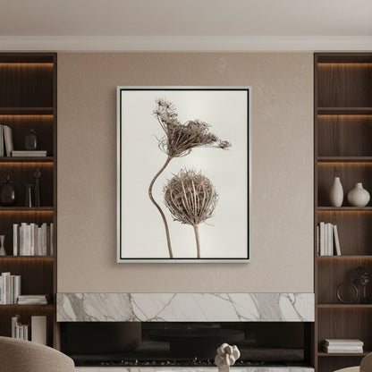 Abstract Beige Nature Still Life - Canvas