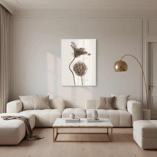 Abstract Beige Nature Still Life - Fine Art