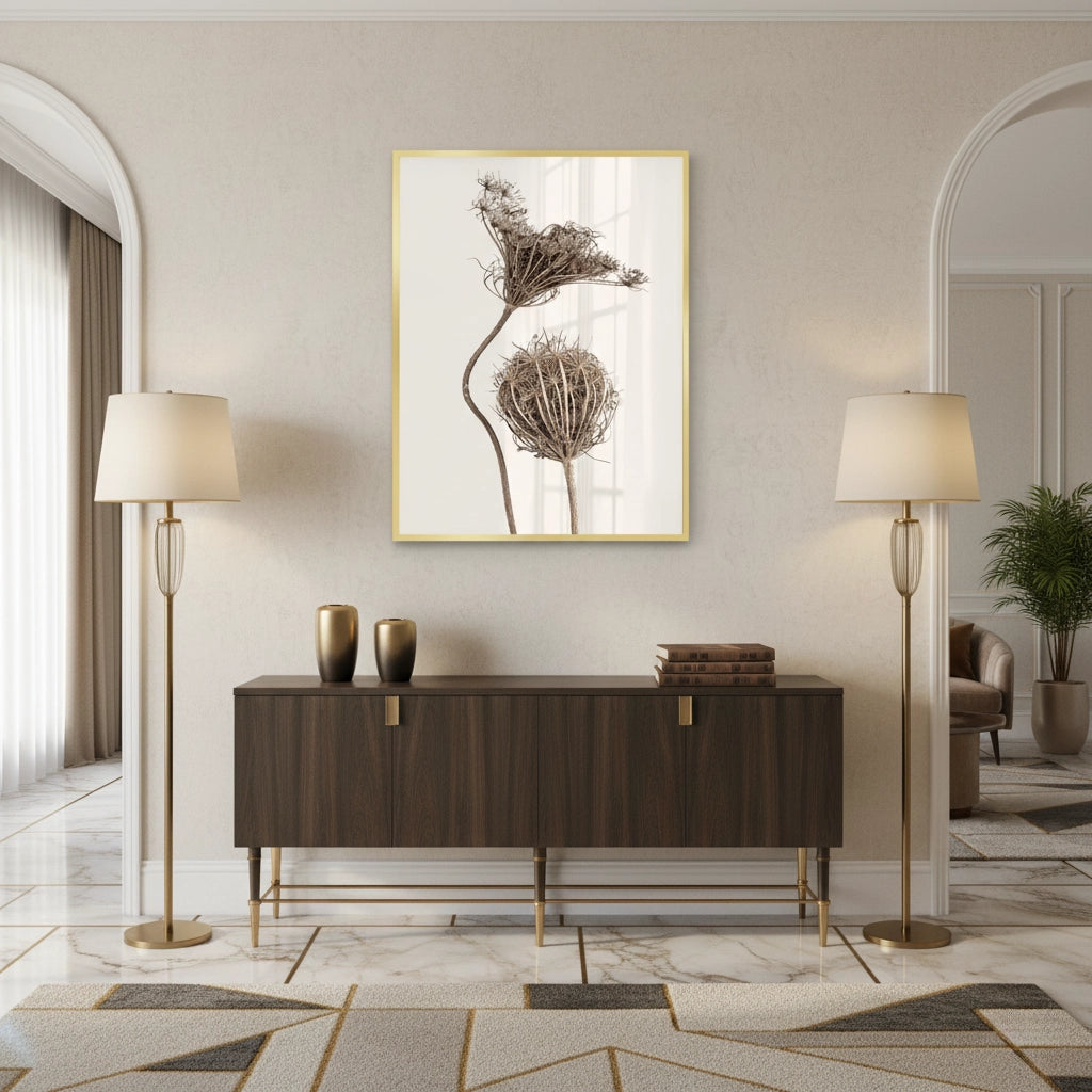 2Abstract Beige Nature Still Life - Fine Art