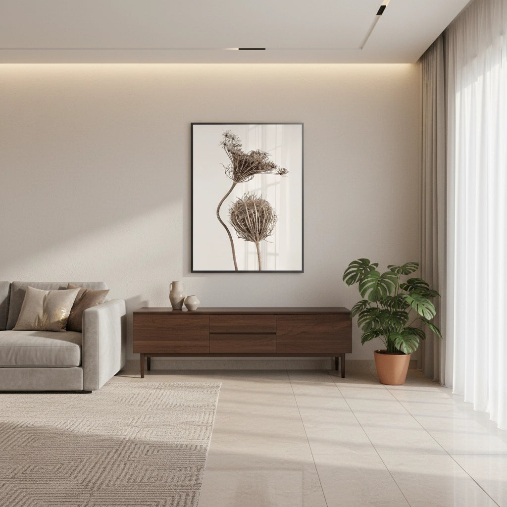 2Abstract Beige Nature Still Life - Fine Art