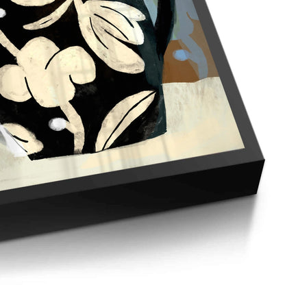 Abstract Black Vase - Fine Art