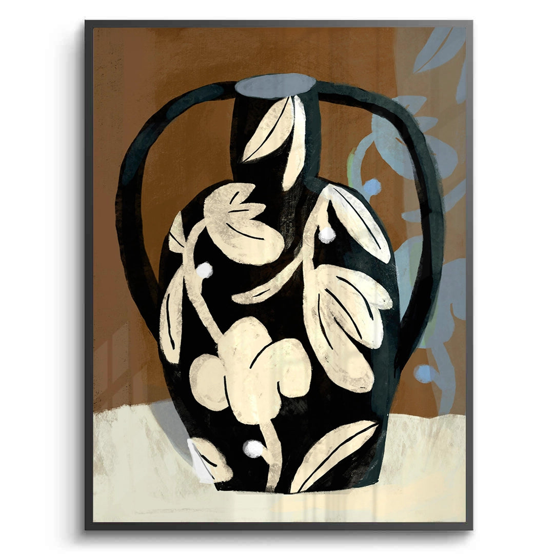 2Abstract Black Vase - Fine Art