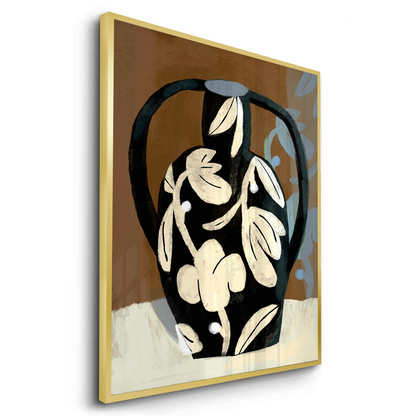 Abstract Black Vase - Fine Art