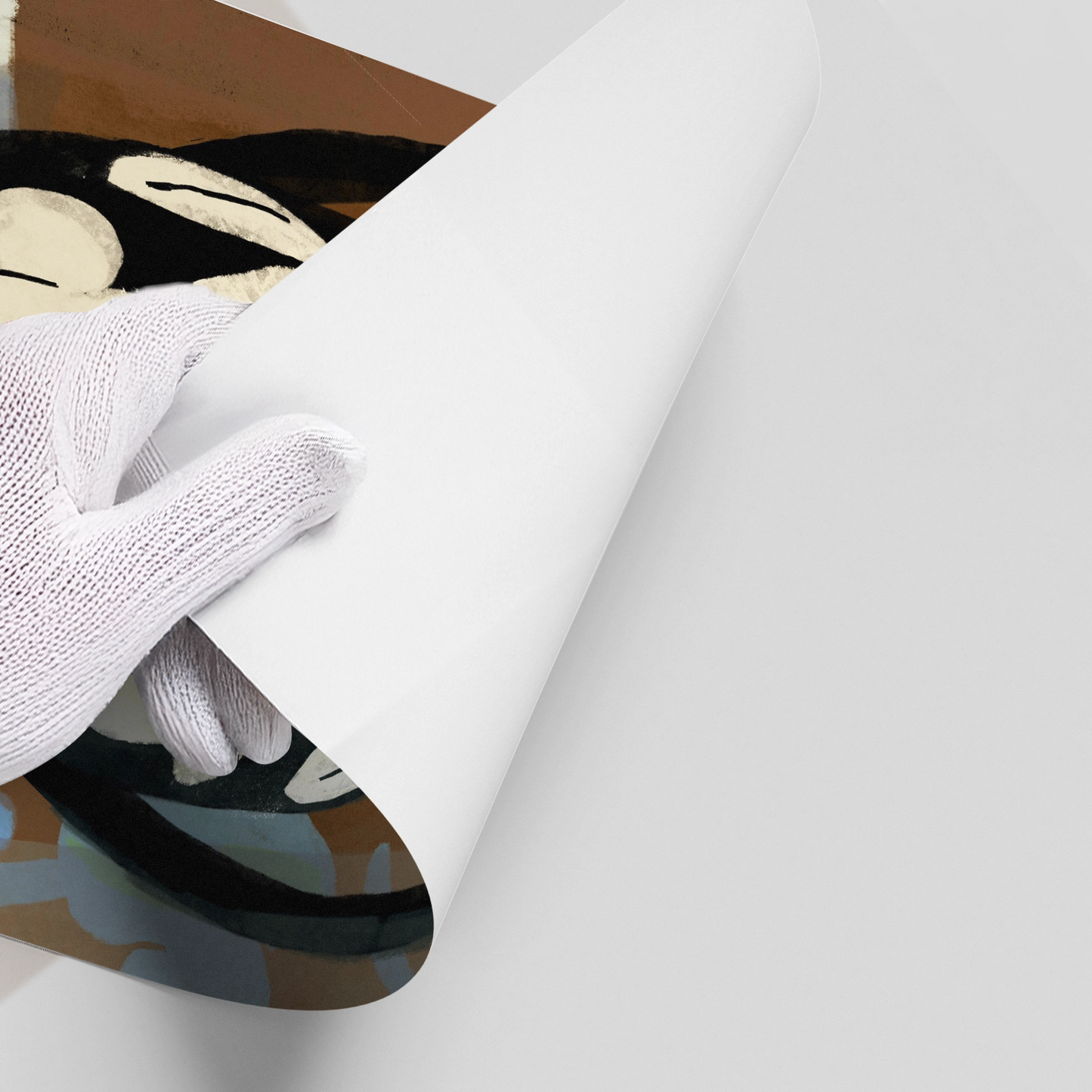 2Abstract Black Vase - Poster