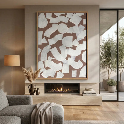 Abstract Boho Brushstrokes #ABB392