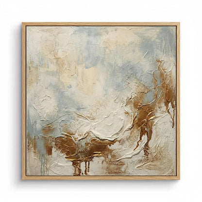 Abstract Bronze Drip Painting #ABDR220