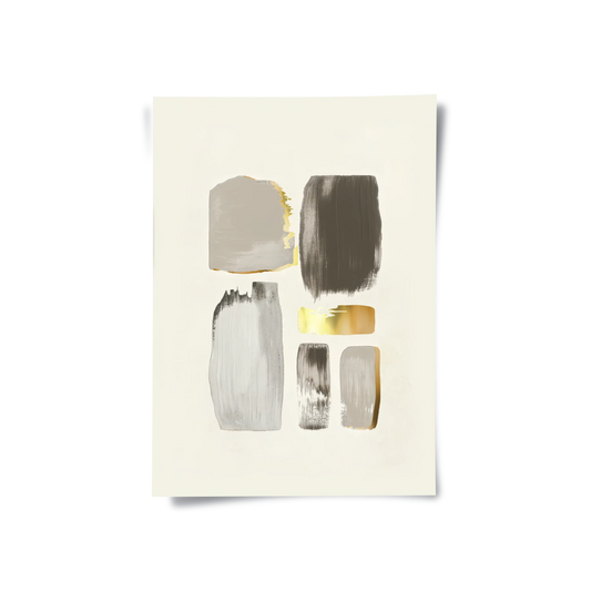 Abstract Brushstroke Set of 2- Poster