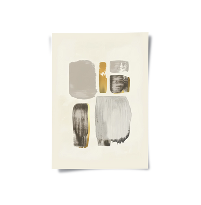 Abstract Brushstroke Set of 2- Poster