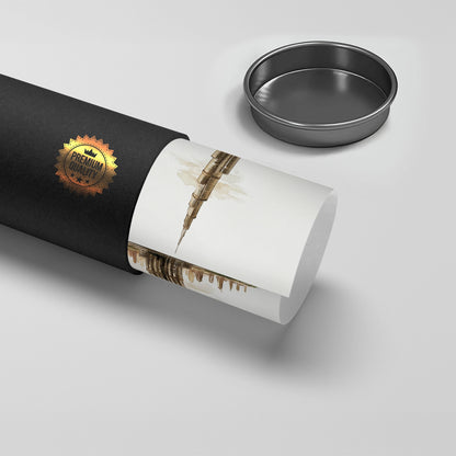 Abstract Burj Khalifa Sketch - Poster