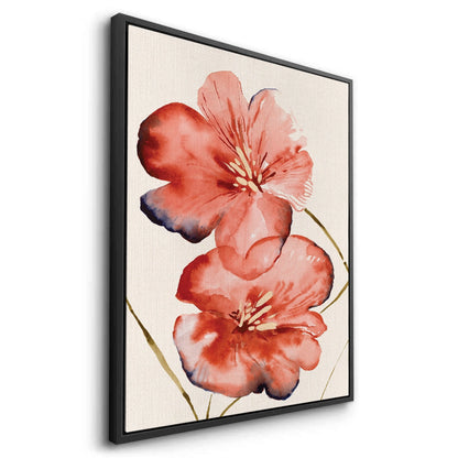 Abstract Coral Flower - Canvas