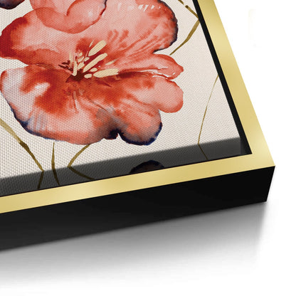 Abstract Coral Flower - Canvas