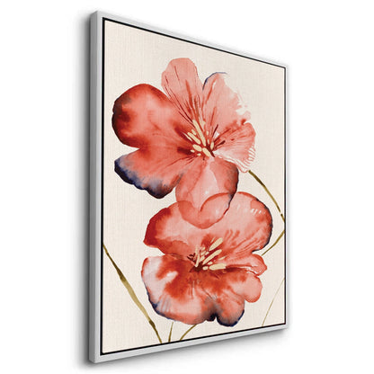 Abstract Coral Flower - Canvas