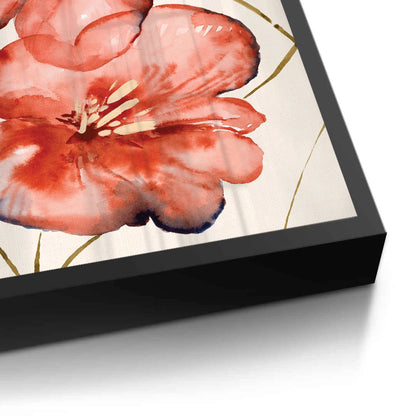 Abstract Coral Flower - Fine Art