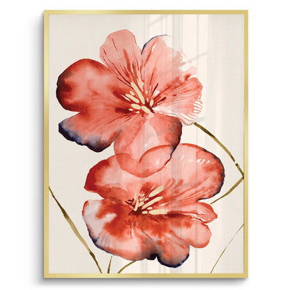 Abstract Coral Flower - Fine Art