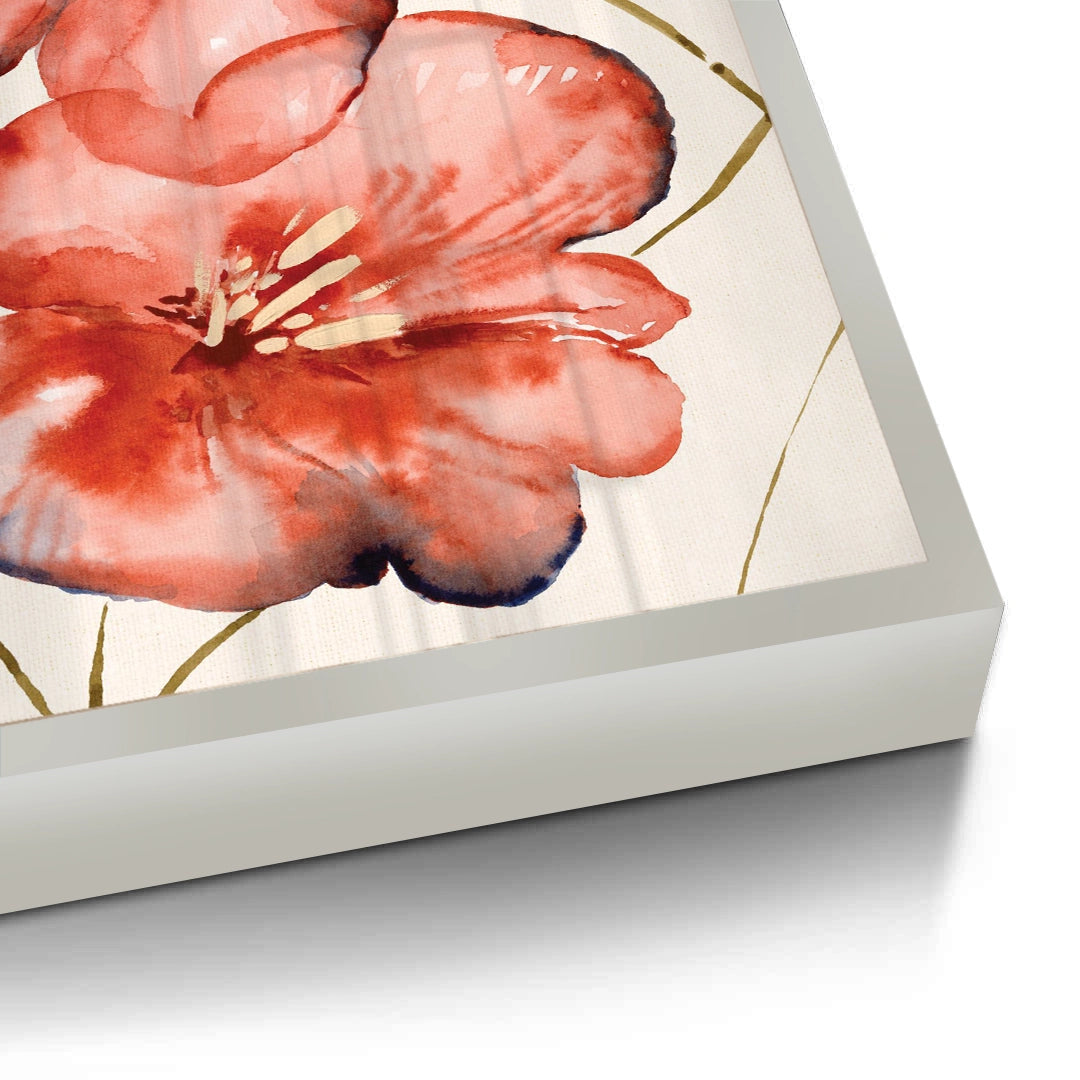 2Abstract Coral Flower - Fine Art