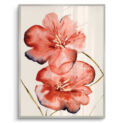 Abstract Coral Flower - Fine Art