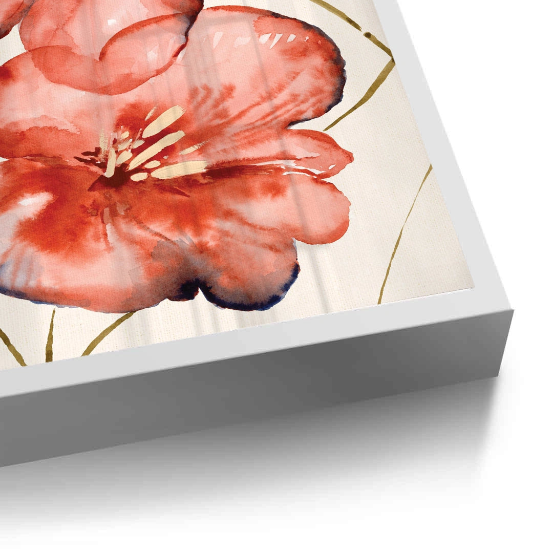 2Abstract Coral Flower - Fine Art