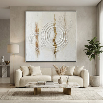 Hand-blown 'Abstract Echoes' glass sculpture with interior swirls and ripples, a unique artisanal accessory for a luxury Dubai penthouse.