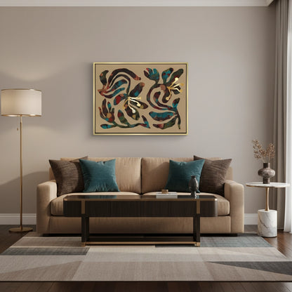 Abstract Floral - Canvas