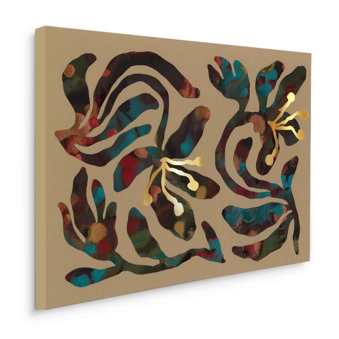 2Abstract Floral - Canvas