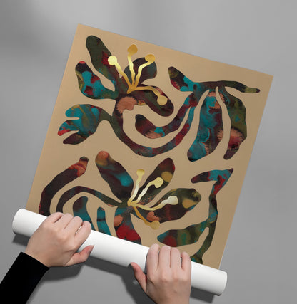 Abstract Floral - Poster