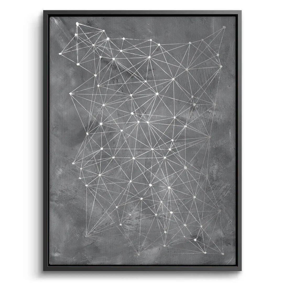 Abstract Geometric Network - Canvas - Jasmineart.ae