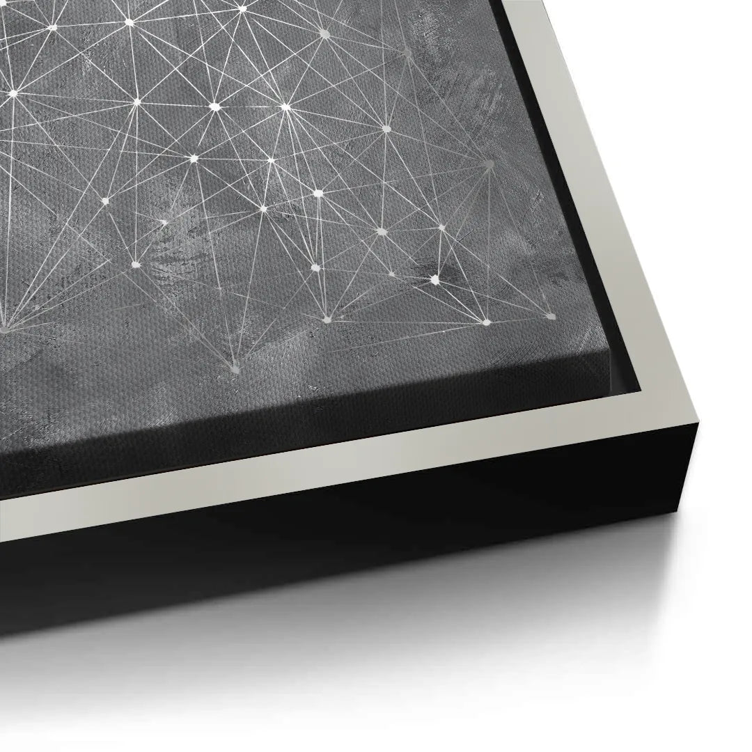 Abstract Geometric Network - Canvas - Jasmineart.ae