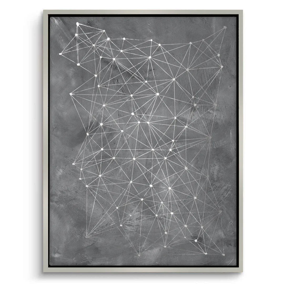 Abstract Geometric Network - Canvas - Jasmineart.ae