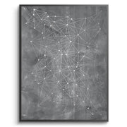 Abstract Geometric Network - Fine Art - Jasmineart.ae