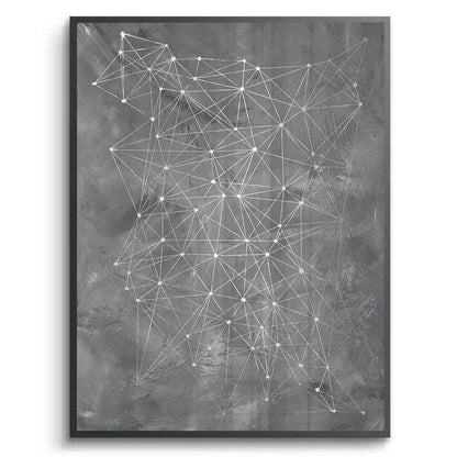 Abstract Geometric Network - Fine Art