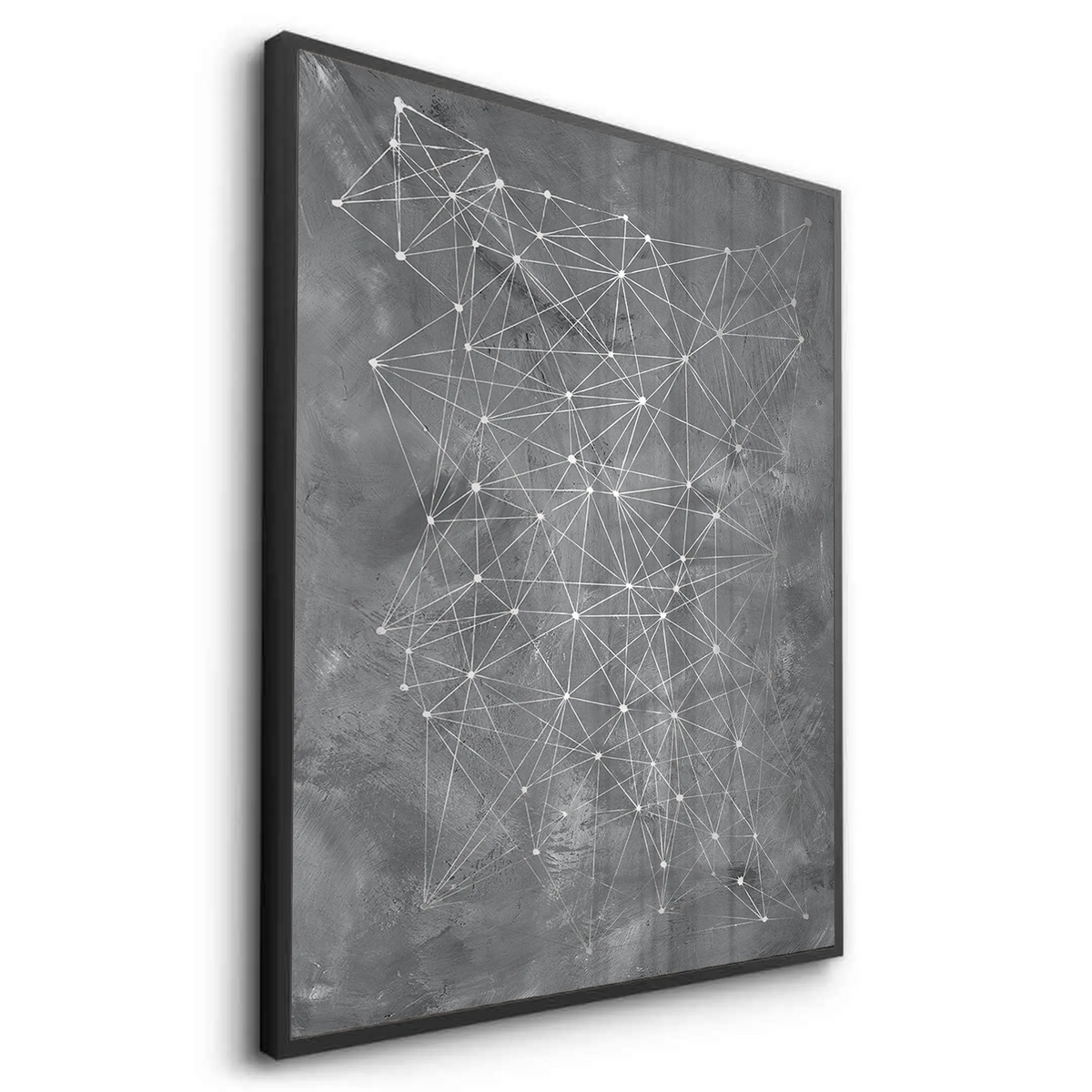 Abstract Geometric Network - Fine Art - Jasmineart.ae