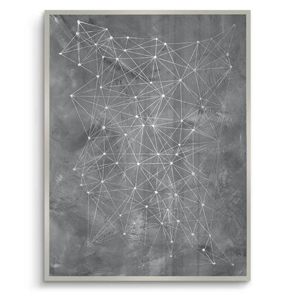 Abstract Geometric Network - Fine Art