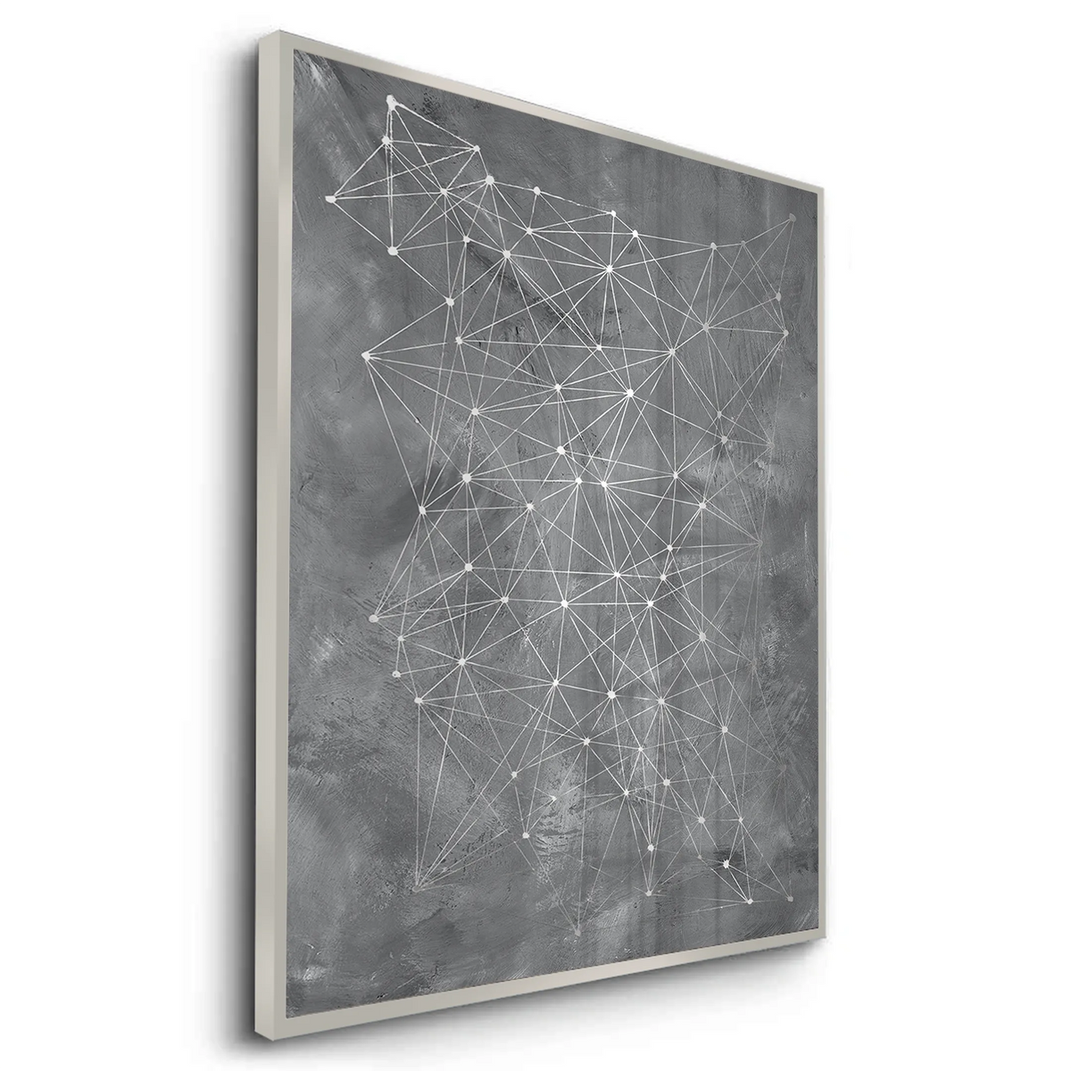 Abstract Geometric Network - Fine Art - Jasmineart.ae