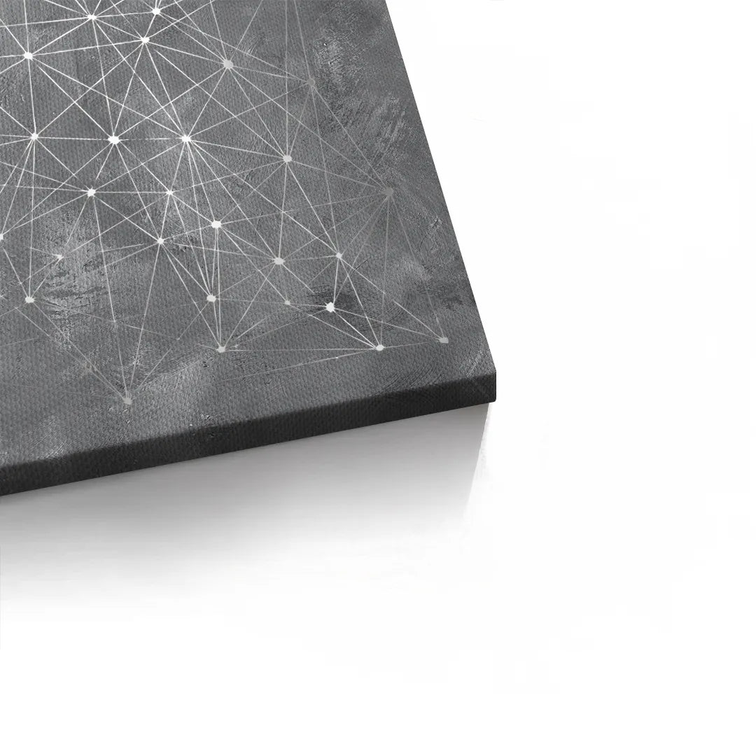 Abstract Geometric Network - Canvas - Jasmineart.ae