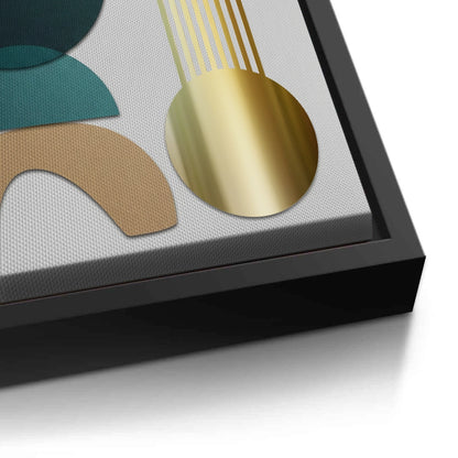 Abstract Golden Arch - Canvas