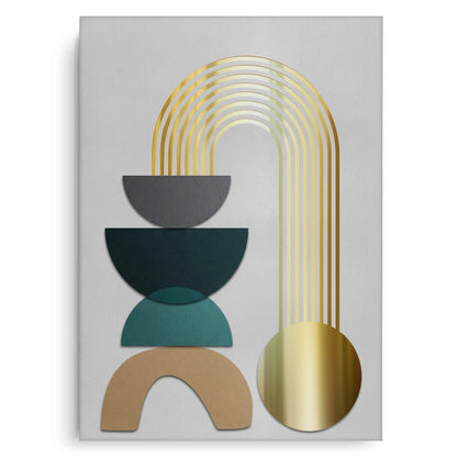 Abstract Golden Arch - Canvas