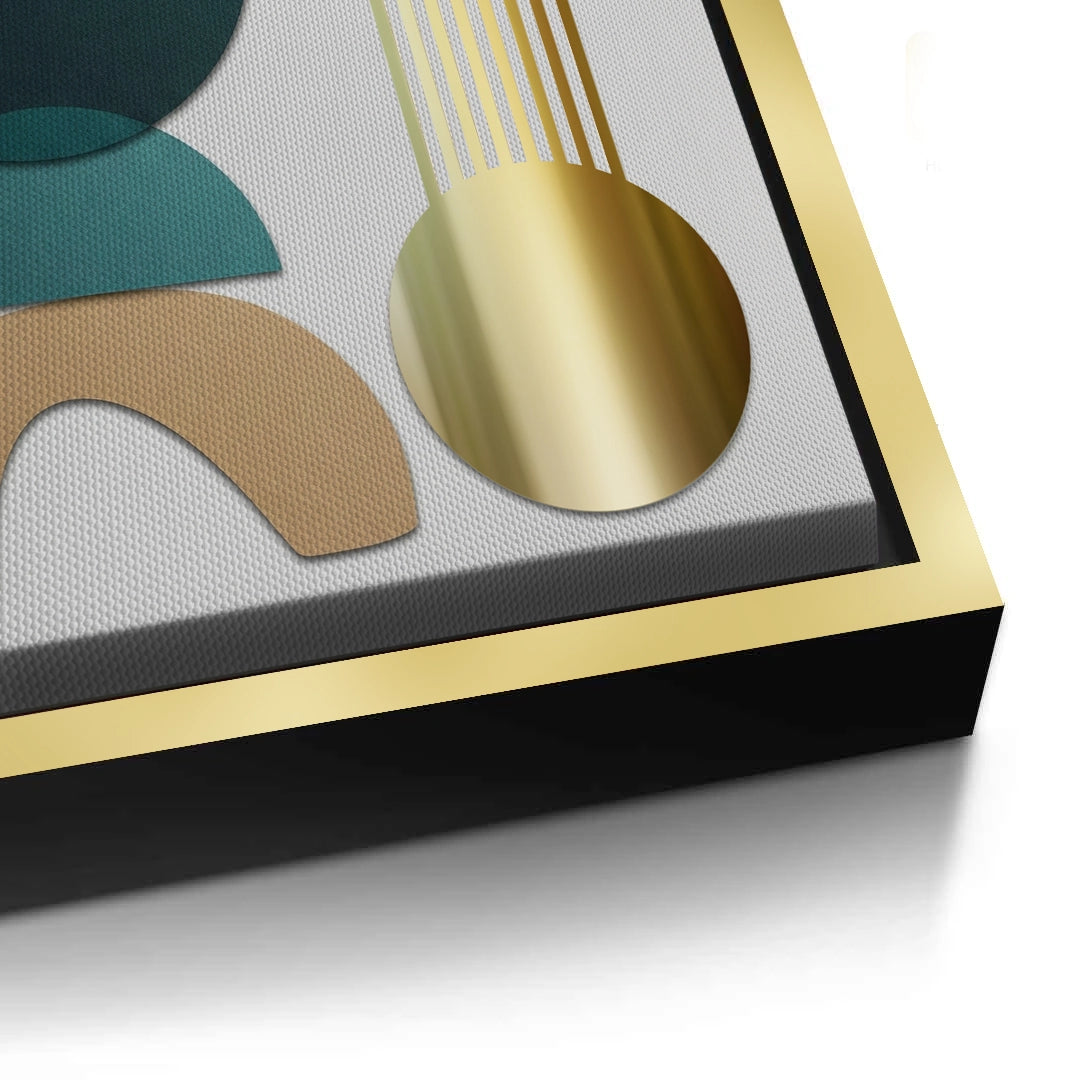 2Abstract Golden Arch - Canvas