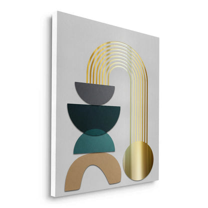 Abstract Golden Arch - Canvas