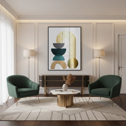 Abstract Golden Arch - Fine Art