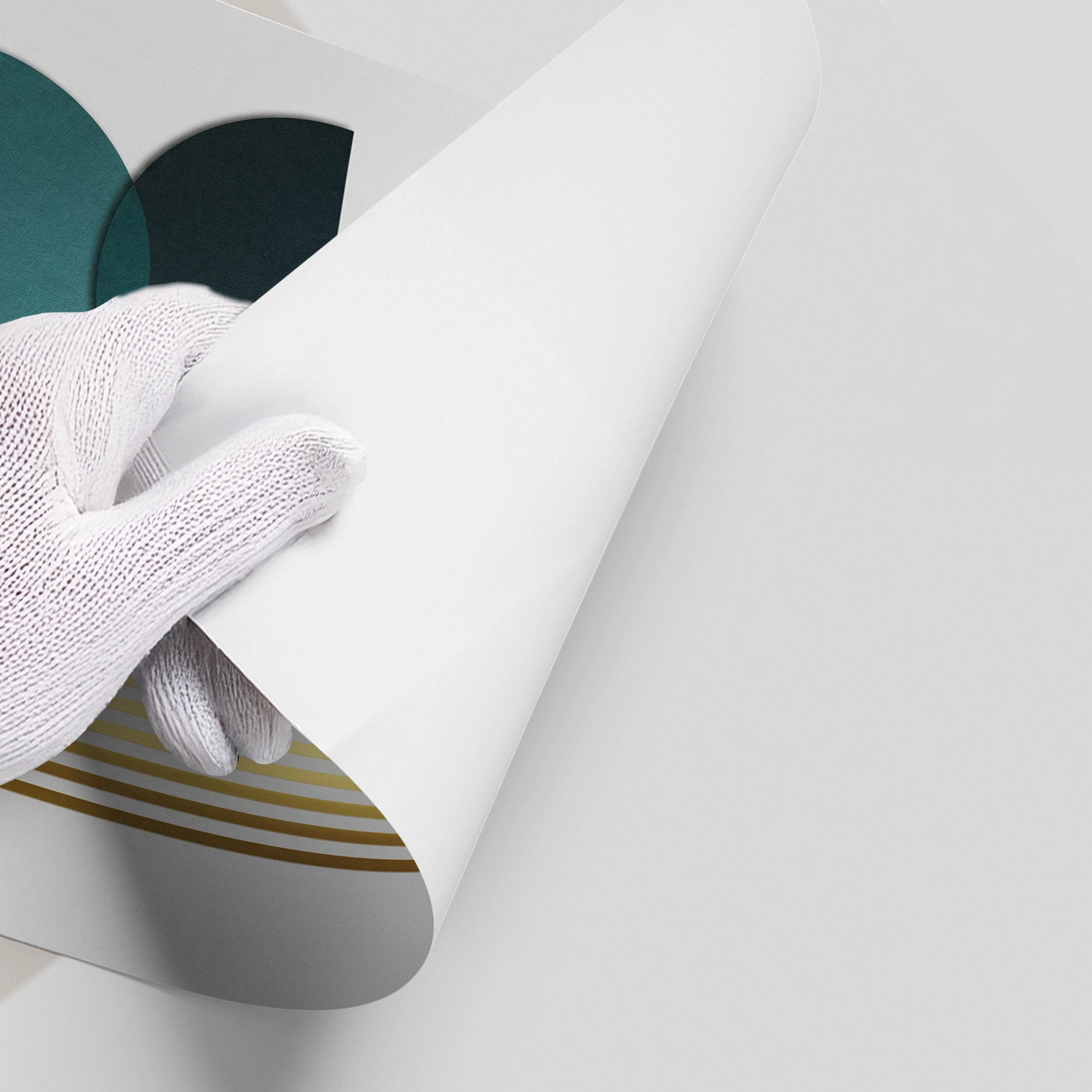 2Abstract Golden Arch - Poster