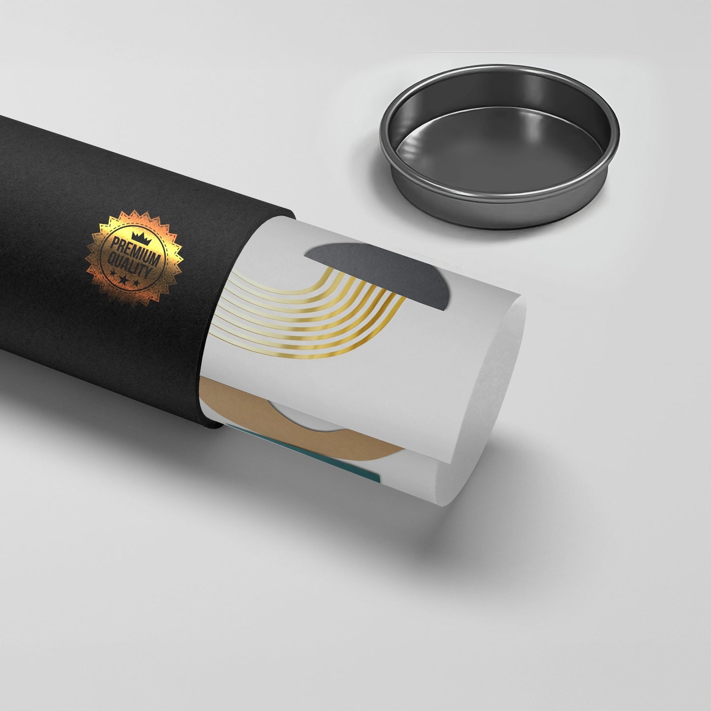 2Abstract Golden Arch - Poster