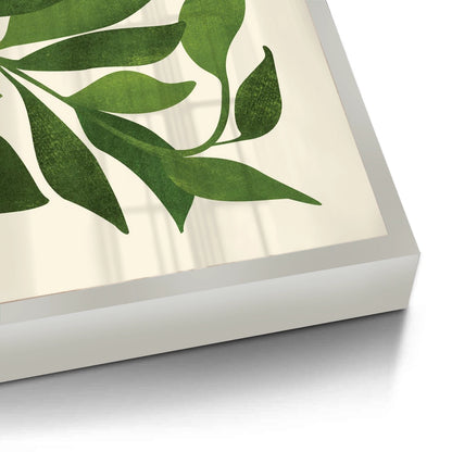 Abstract Green Leaf - Fine Art