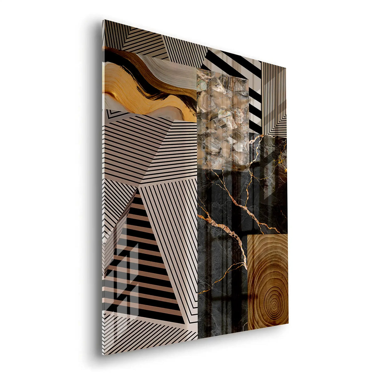 Abstract Harmony - Acrylic - Jasmineart.ae