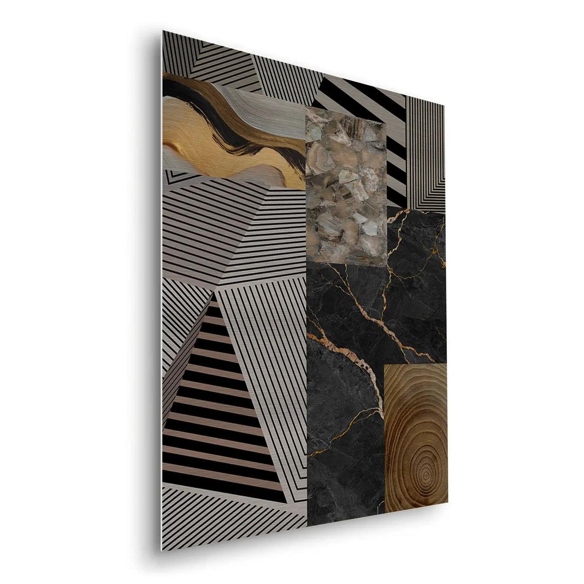 Abstract Harmony - Metal - Jasmineart.ae