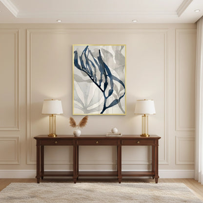 Abstract Indigo Seaweed - Fine Art