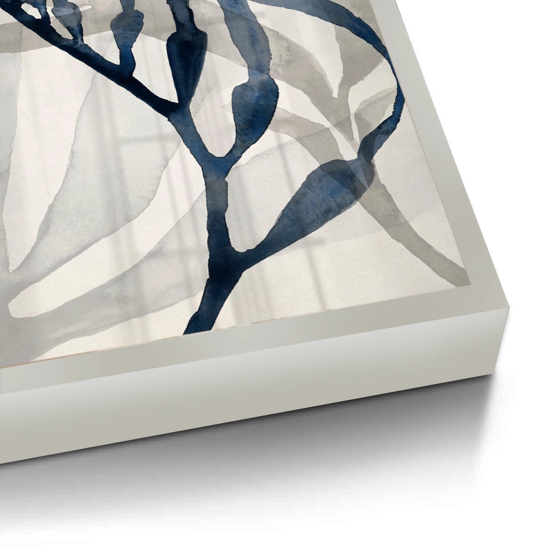 2Abstract Indigo Seaweed - Fine Art