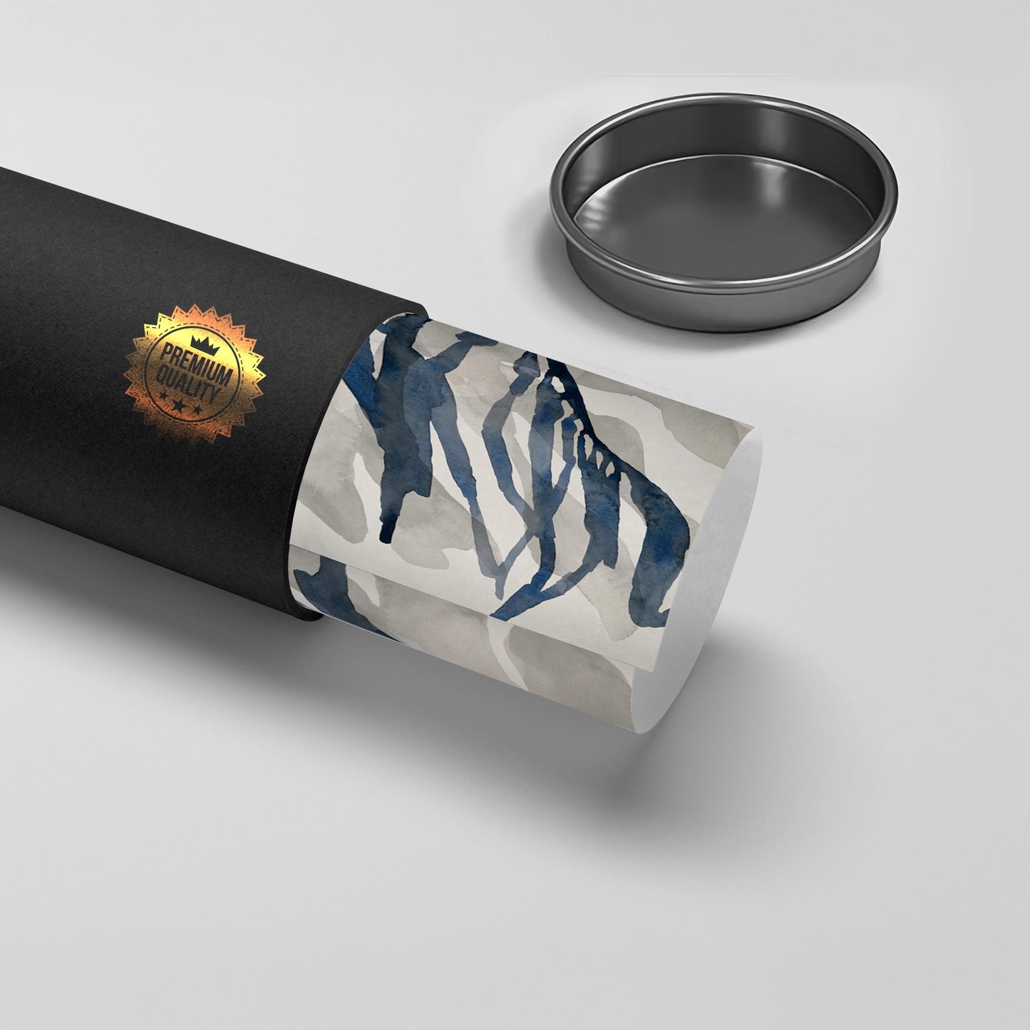 2Abstract Indigo Seaweed - Poster